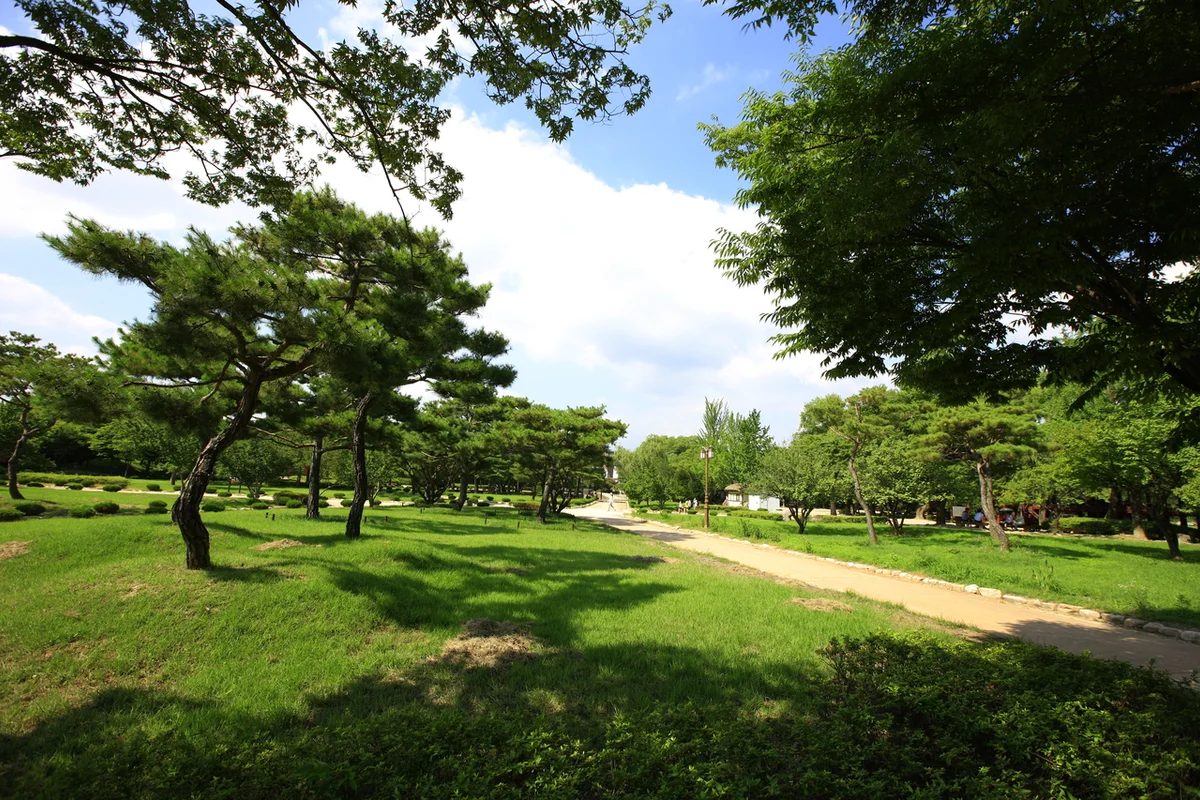 전통 정원 - 용두산 여행