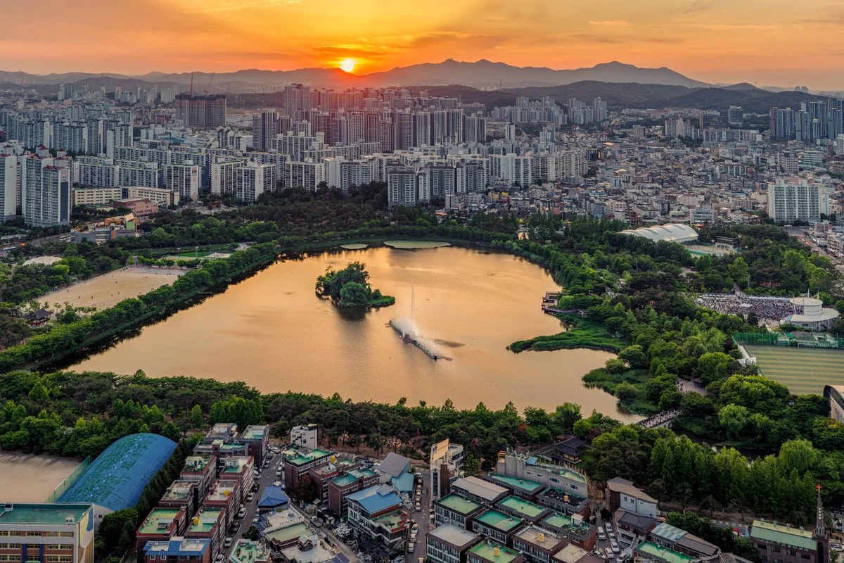 만석공원 - 수원 공원 여행