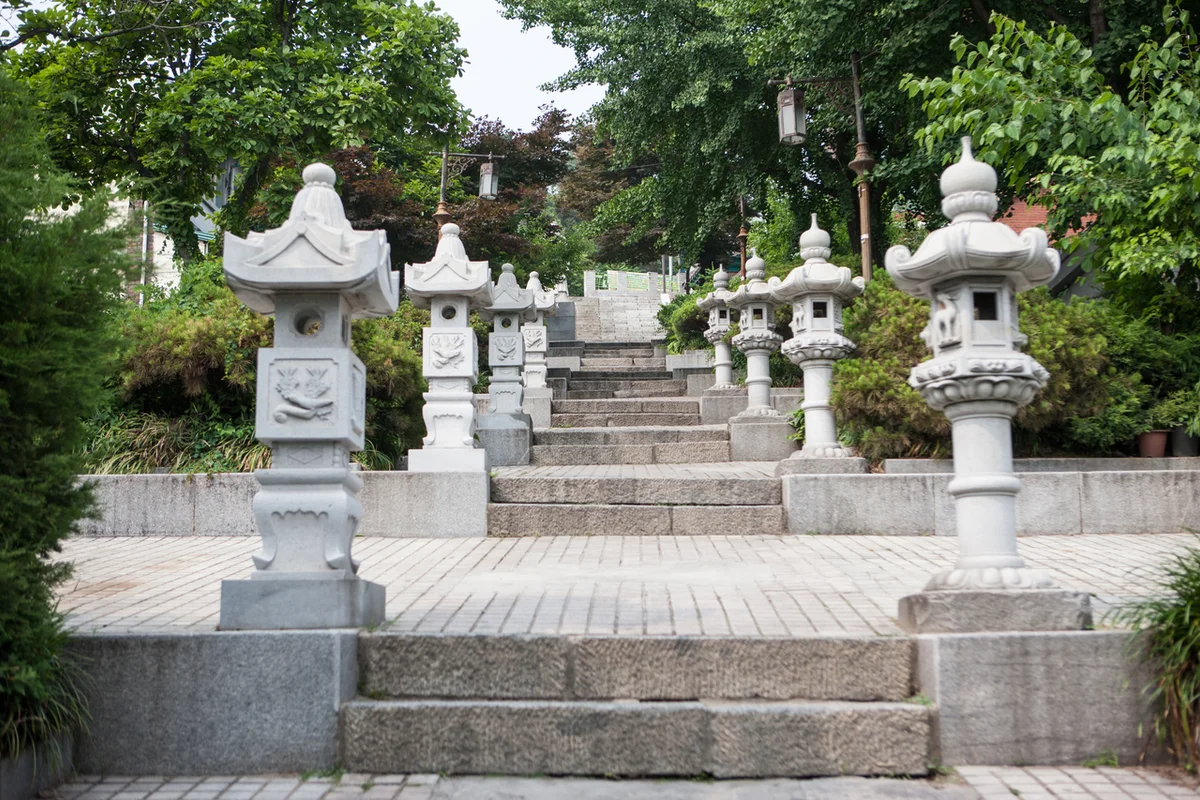 청일조계지 경계계단 - 인천여행 여행