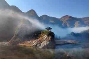 영동군 야경 (출처 : 한국관광공사)
