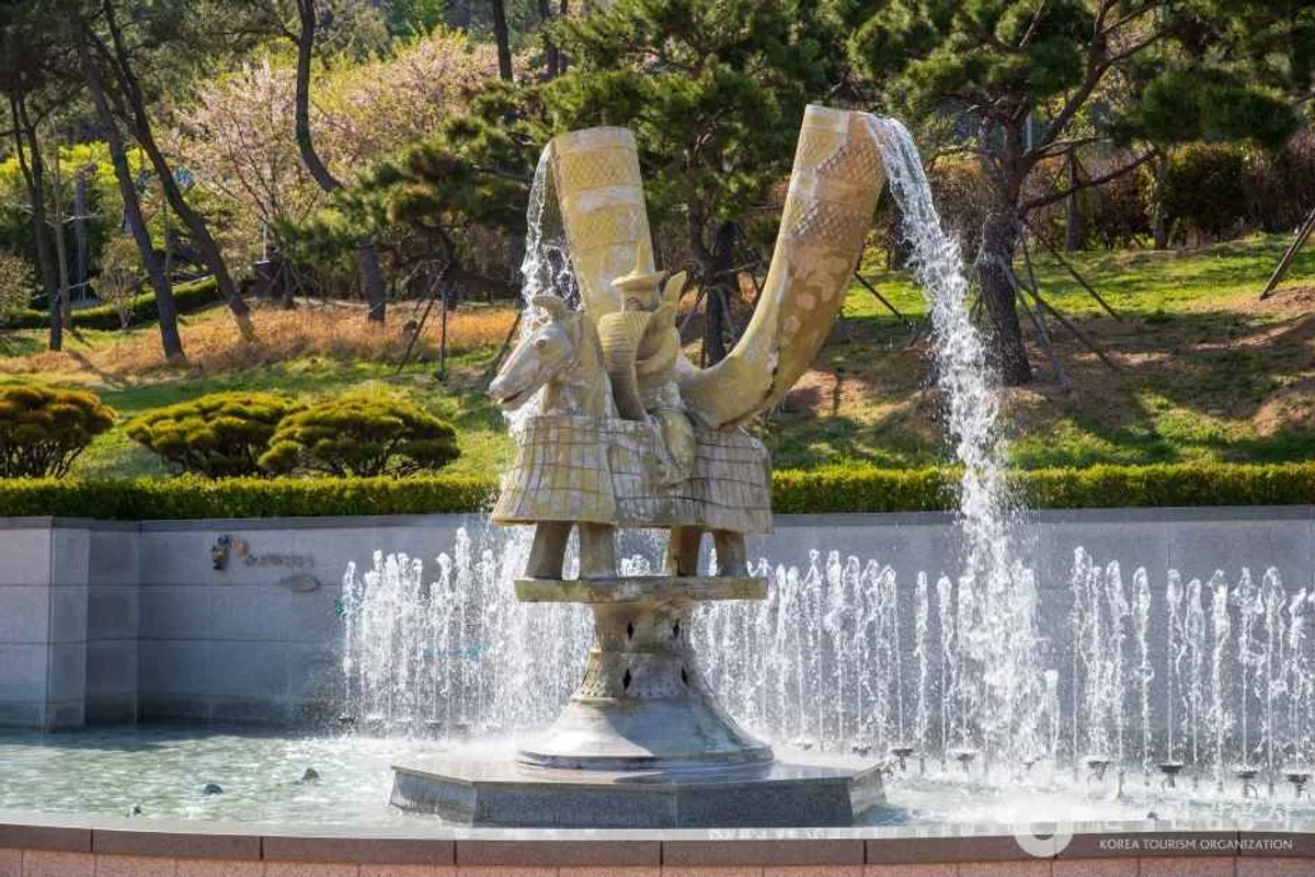 김해가야테마파크 카라반 캠핑장 - 김해가야테마파크 여행